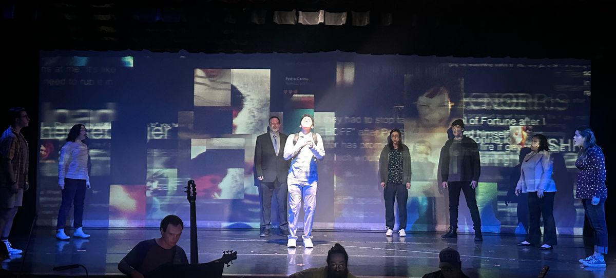 Theatre444 cast of Dear Evan Hansen