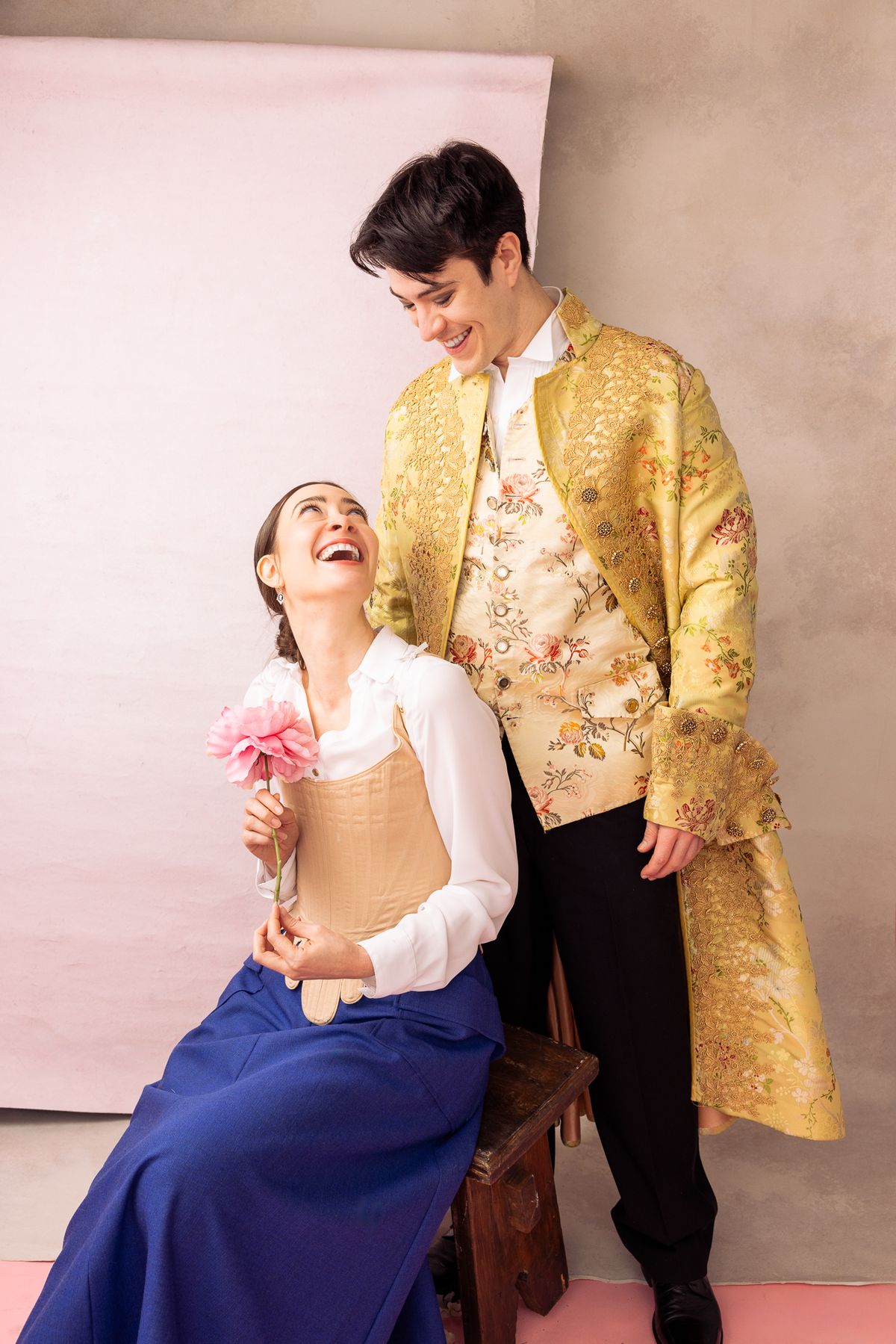 Left to right: Allison Altman and Rob B. Kellogg. The Triumph of Love at The Huntington, Written by Marivaux, Translated by Stephen Wadsworth, Directed by Loretta Greco. The Huntington Theatre, March Left to right: Allison Altman and Rob B. Kellogg. The Triumph of Love at The Huntington, Written by Marivaux, Translated by Stephen Wadsworth, Directed by Loretta Greco. The Huntington Theatre, March