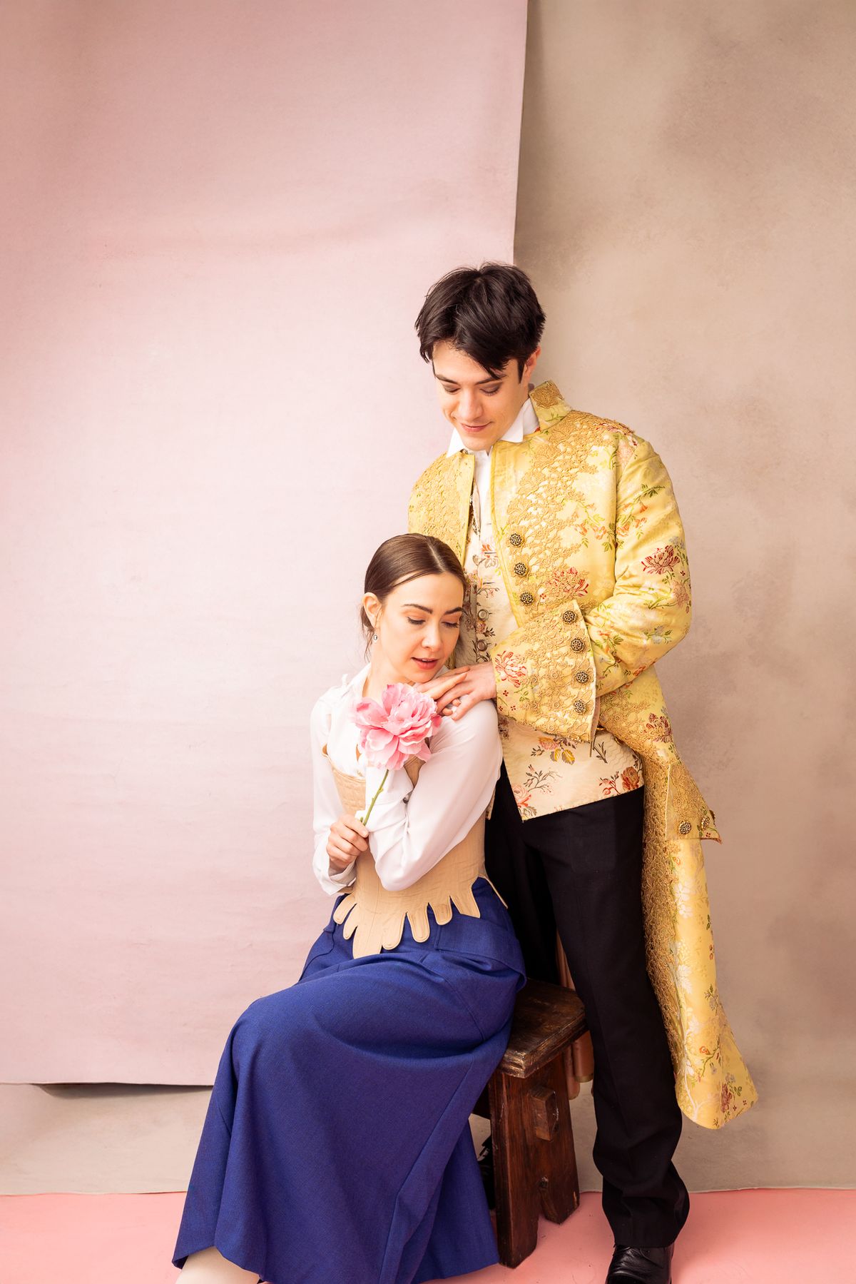 Left to right: Allison Altman and Rob B. Kellogg. The Triumph of Love at The Huntington, Written by Marivaux, Translated by Stephen Wadsworth, Directed by Loretta Greco. The Huntington Theatre, March Left to right: Allison Altman and Rob B. Kellogg. The Triumph of Love at The Huntington, Written by Marivaux, Translated by Stephen Wadsworth, Directed by Loretta Greco. The Huntington Theatre, March