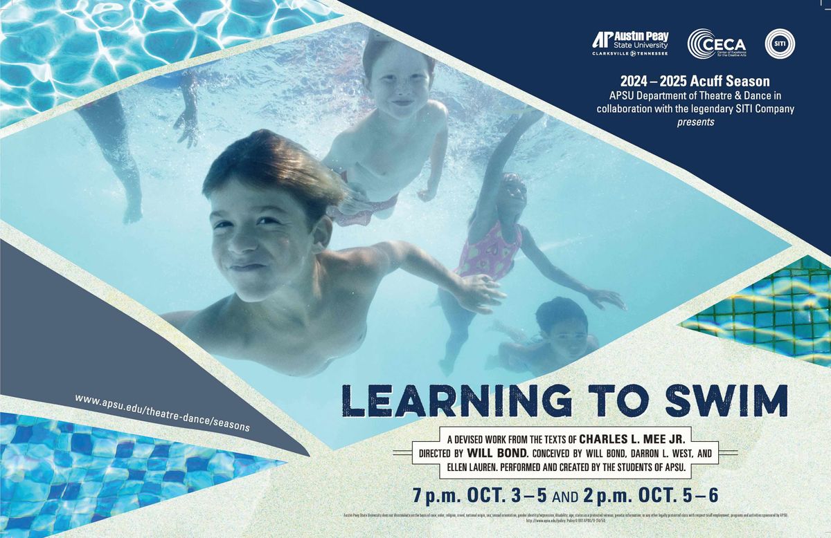 Learning to Swim Poster Learning to Swim Poster