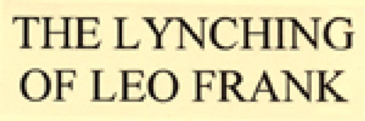 Leo Frank Showcard: Pleased and proud to have created the role of The Professor in the 1998 World Premiere of The Lynching of Leo Frank, Darryl Maximilian Robinson is delighted to share a showcard.