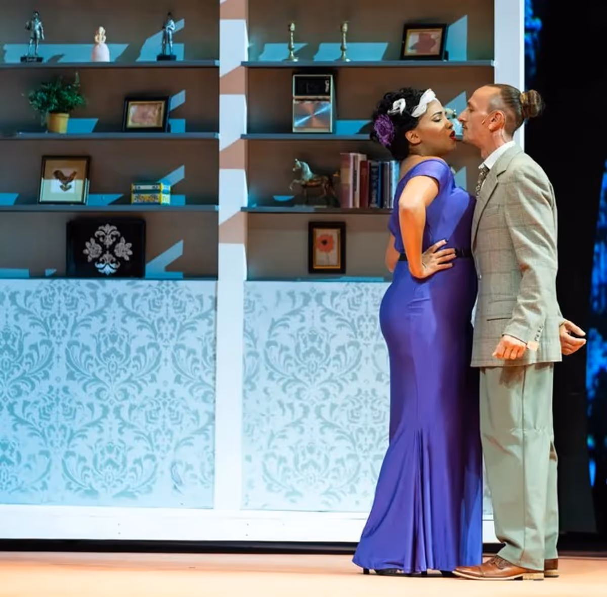 Kiara Feliciano and Brandon Crawford as Madame and Sebastian Kiara Feliciano and Brandon Crawford as Madame and Sebastian