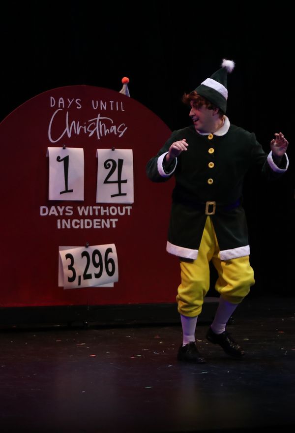 Happy All the Time - Katelyn Curtin, Katherine Alvarado, Erika Cowhey, Tom Hussey as Santa, Megan McLaughlin, and Kelli Rohrer 2