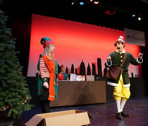 Happy All the Time - Katelyn Curtin, Katherine Alvarado, Erika Cowhey, Tom Hussey as Santa, Megan McLaughlin, and Kelli Rohrer 5