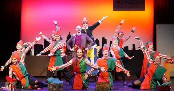 Happy All the Time - Katelyn Curtin, Katherine Alvarado, Erika Cowhey, Tom Hussey as Santa, Megan McLaughlin, and Kelli Rohrer 6