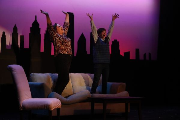 Happy All the Time - Katelyn Curtin, Katherine Alvarado, Erika Cowhey, Tom Hussey as Santa, Megan McLaughlin, and Kelli Rohrer 10