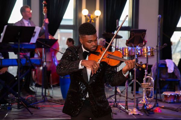 El Sistema Colorado Annual Amateur Night Gala Poster, Special Guests: Colorado Mambo Orchestra, El RastaSalsa, Chef Yvonne Maatouk & Composer/Violinist Edward W. Hardy. April 20, 2023 (portrait) 5