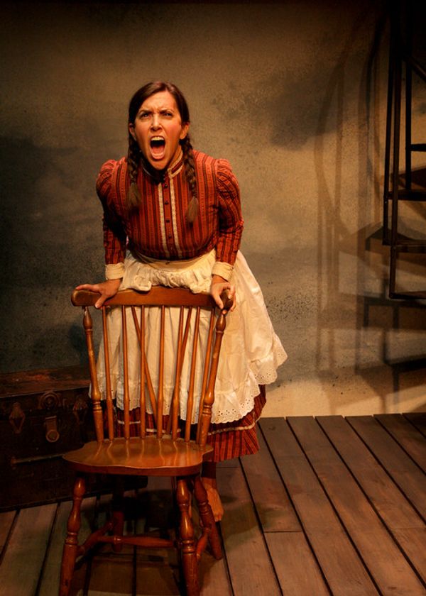 Aubrey Saverino as Abigail Burgess in the world premiere of 