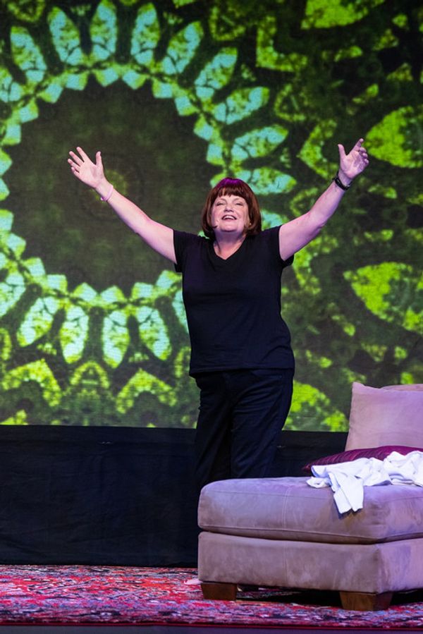 Raissa Fleming stars as Eve Ensler
In The Body of the World
Kaleidoscope of trees
photo credit by Kinderpics 1