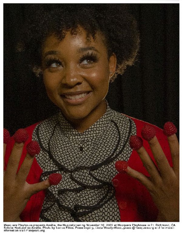 Amélie the Musical at Masquers Playhouse, featuring Solona Husband as Amélie 3