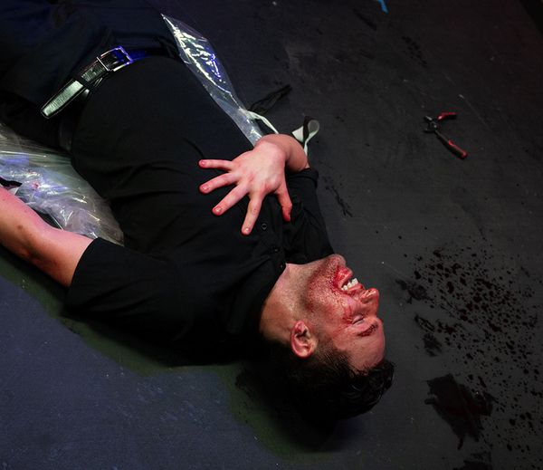 Cody Dupree in the horror/thriller Blood Moon. Photo by Travis Land 3