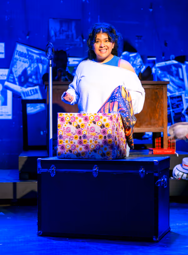 Anette Orellana as Liliana Tzintz  n in Spit in Your Face by Paul Heller and Alberto Lomnitz  Credit: Christine Bedenis, Detroit Repertory Theatre 7