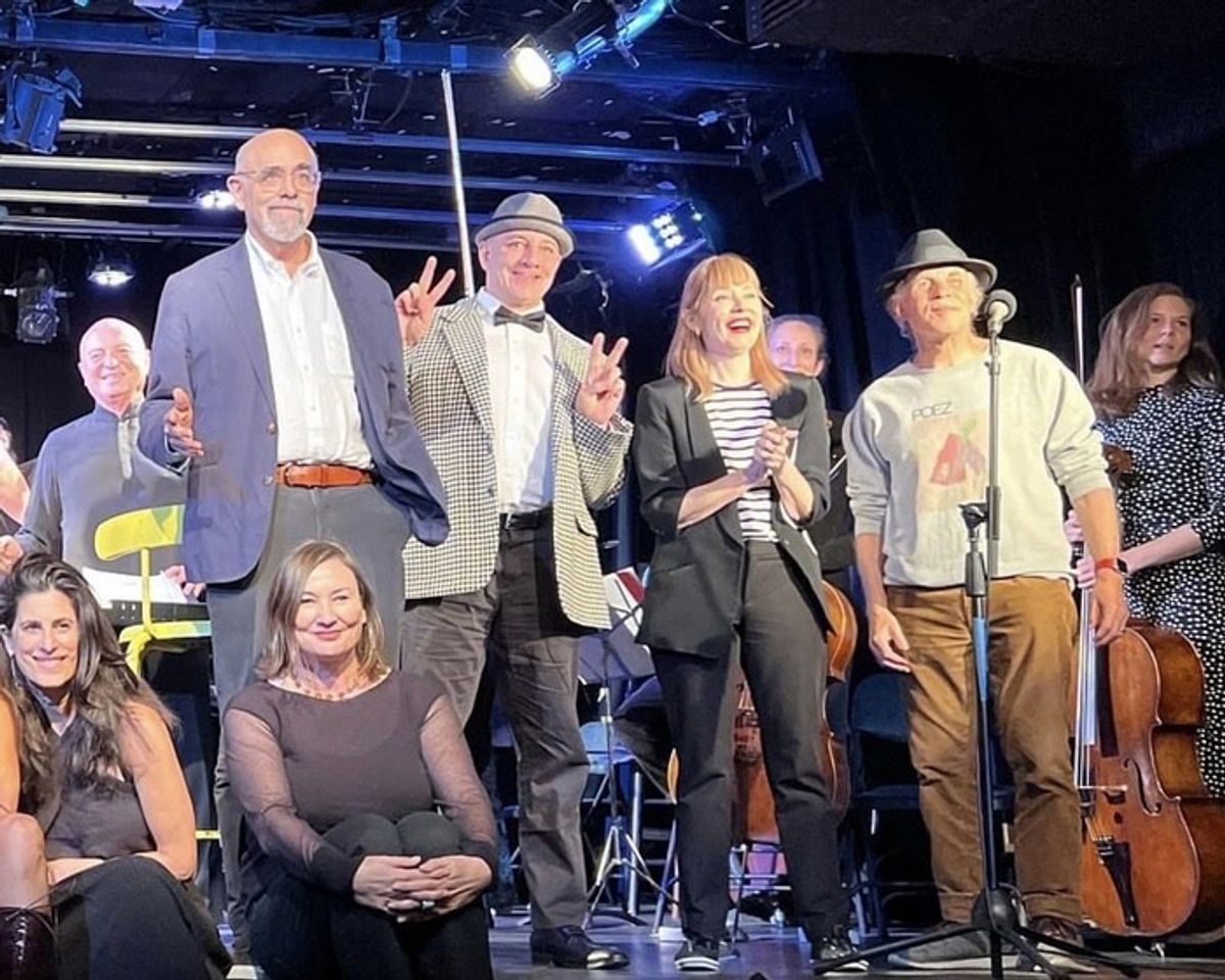 At Players Theatre (NYC) with Grammy-award-winning artist Suzanne Vega as part of… Photo