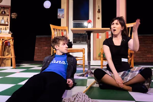 Michael Alan Herman and Josie Eli Herman in The Last Wide Open by Audrey Cefaly, directed by Diane Hill at Theatre NOVA. Photograph by Sean Carter Photography. 1