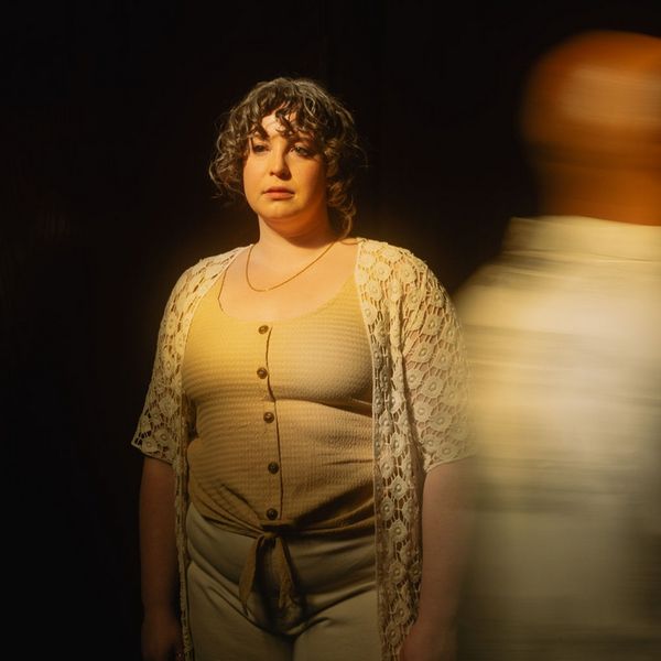 Tamsen Glaser as GINA, Johnard Washington as DAVID. Photo credit: Wannabe Studio 3