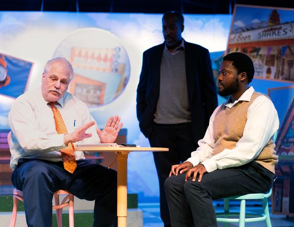 Pat O''Lear as Sam and others, John Alexander Hatcher as Kenneth, and Gabriel Dodson as the musician. 6