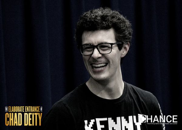 Londale Theus Jr. as Chad Deity in rehearsals for the OC premier of Kristoffer Diaz's Pulitzer Prize Finalist play, 