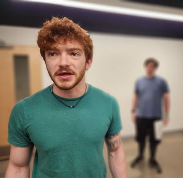 Actors: Jesse Kinstler (Griffin) and Matt (Hunter Wilson) Photo by David Hughes 1