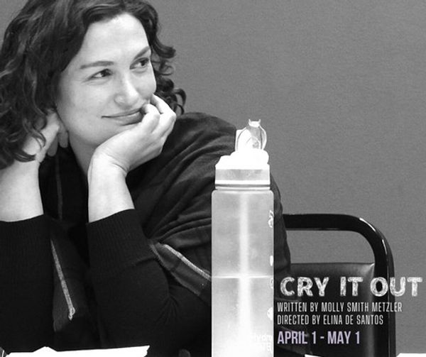 Director Elina de Santos giving a presentation at the Design Preview Party for 