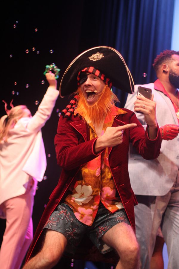 Patrick Clark as Patchy the Pirate (photo by Bee Pruitt, courtesy of Celebration Theatre Company) 9
