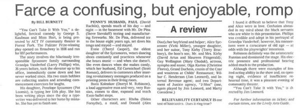 Award-winning Role: Darryl Maximilian Robinson won a 1997 Joseph Jefferson Citation Award for Outstanding Actor In A Play for playing Sam Semela in Fugard: Master Harold And The Boys. 78