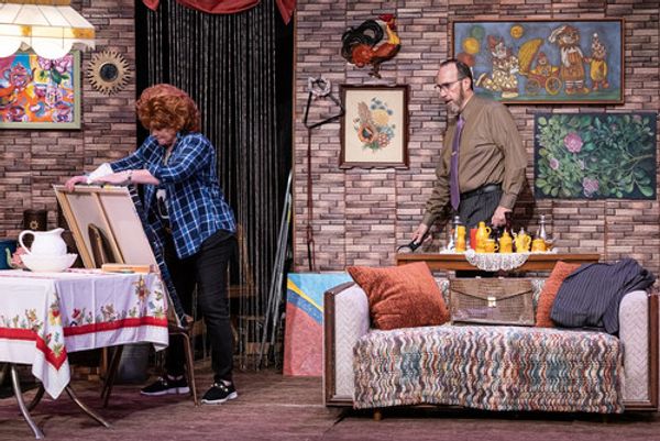 Helen Raptis as Maude and Michael Fisher-Welsh star
