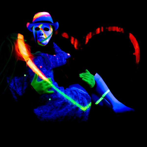 From the black light theatre show Images of Love 4