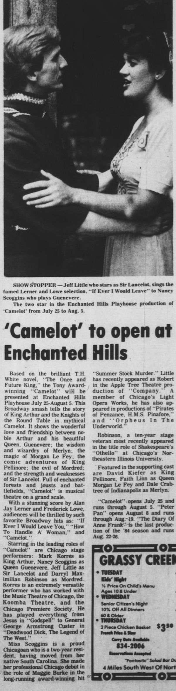 Award-winning Role: Darryl Maximilian Robinson won a 1997 Joseph Jefferson Citation Award for Outstanding Actor In A Play for playing Sam Semela in Fugard: Master Harold And The Boys. 281