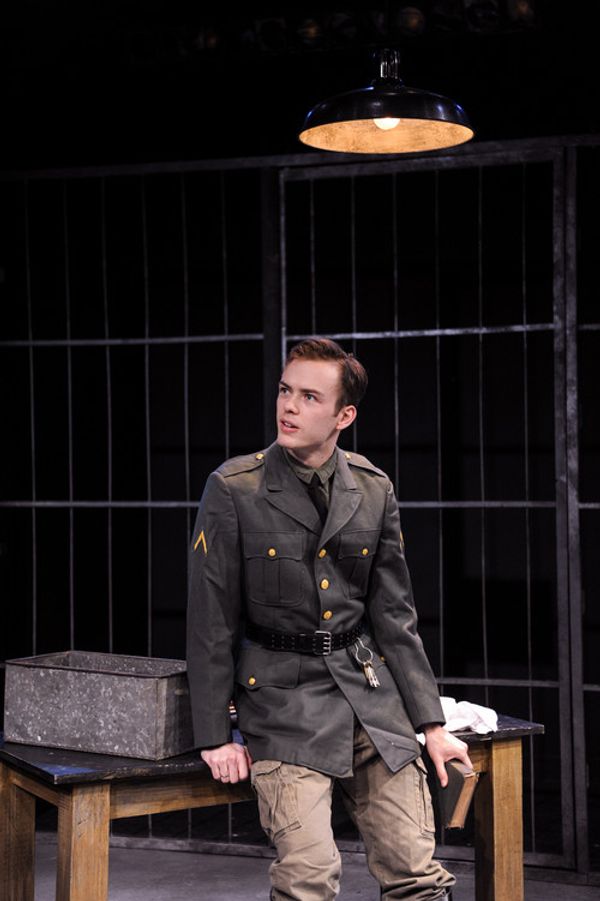 Karl Frick (Brett Temple) with Hannah Stern (Giuli?a Stage - photo by Mike Peters Montclair State.jpg 2