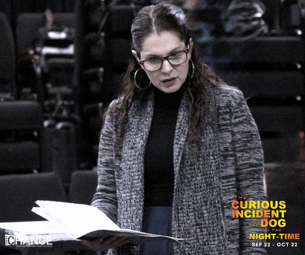 Behind the scenes at the Designer Run for The Curious Incident of the Dog in the Night-Time at Chance Theater. 10