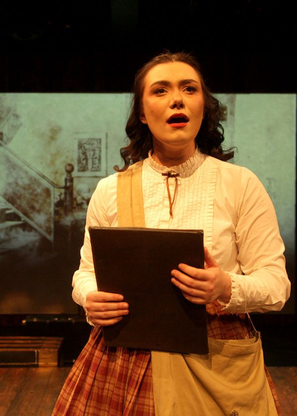 Sarah Pierce in rehearsal for 