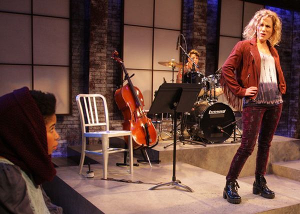 Jacklyn Uweh and Laura Leo Kelly in “Striking 12,” witten by Brendan Milburn, Valerie Vigoda, and Rachel Sheinkin. Directed by Kari Hayter, with music direction by Lex Leigh, this nontraditional holiday musical will be playing thru December 19, 2021 at the Bette Aitken theater arts Center in Anaheim, CA. 8