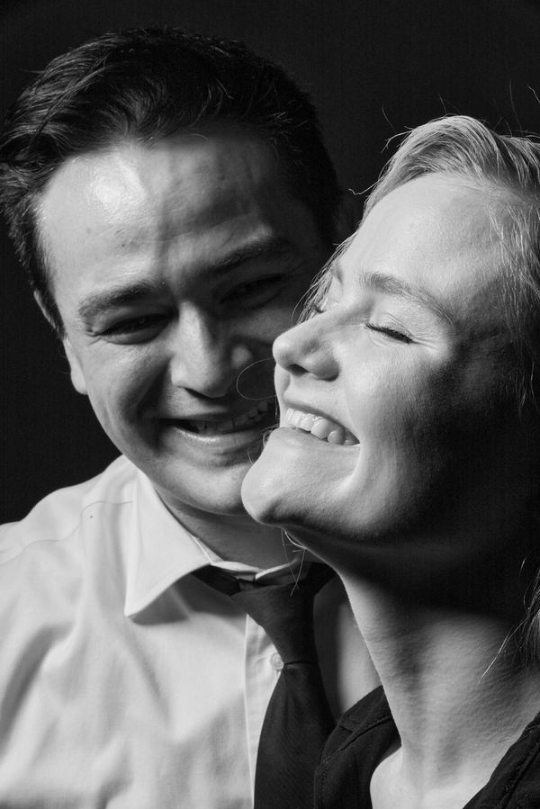 Taurean Cavins-Flores portrays John Cassavetes Madeline Brashier portrays Gena Rowlands 1