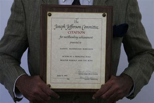 AN INTERNET TV GUIDE PHOTO FOR THEATRE FOLKS!: Santa Monica's Ruskin Theatre Group and Ruskin School of Acting Founder JOHN RUSKIN, 