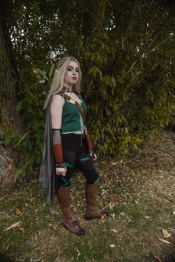 Kaliope Darkwalker. Class:  Dark Elf 5