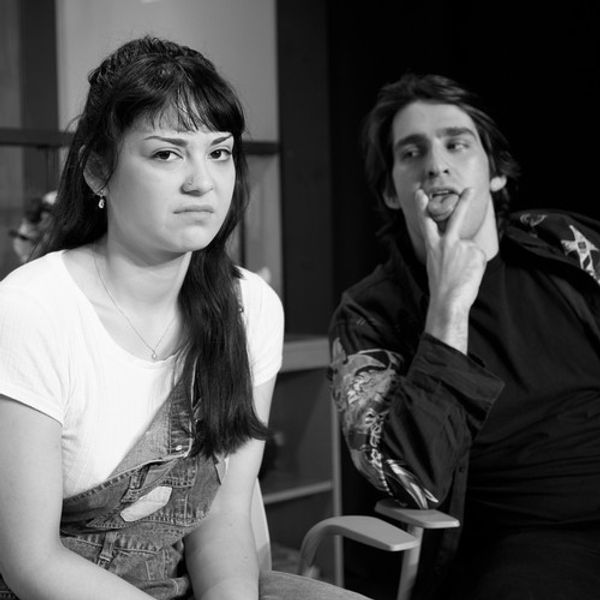 The Company of Hand to God (clockwise from L to R): David Israeli, Caity Brown, Stephen A. Mennella, Katie Toledo, Nikolas Elrifi
PHOTO CREDIT – Chris Hietikko Photography – www.chrishietikkophotography.com 3