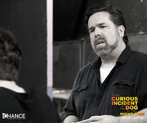 Behind the scenes at the Designer Run for The Curious Incident of the Dog in the Night-Time at Chance Theater. 9