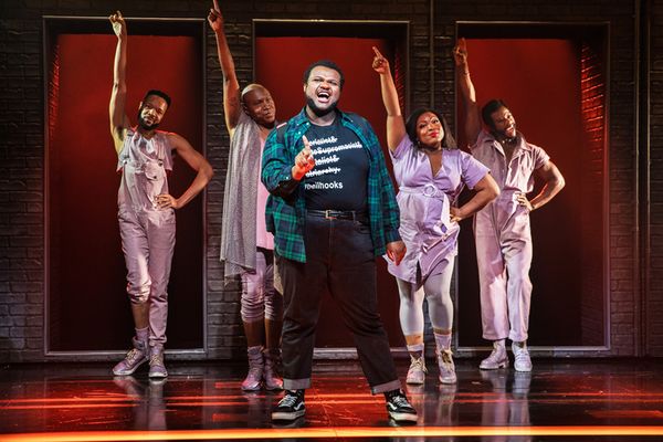 The cast of A Strange Loop, photo by Marc J. Franklin 1