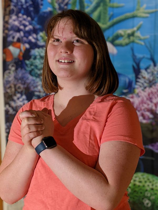 Sandy Cheeks (Scarlett Morales) getting ready to tackle the volcano with science. 7