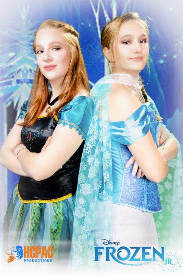 The enchanting modern classic from Disney, Frozen Jr. brings a story of true love and acceptance between sisters and expands upon the emotional relationship and journey between Princesses Anna and Elsa. With music and lyrics by Kristen Anderson-Lopez and Robert Lopez the production features all the memorable songs from the animated film, plus five new songs written just for the production. Performances will be December 6 and 7 at 7:30PM and December 8 at 2:30PM. (L-R Ana as Anna, Emma as Elsa)
Tickets on sale - www.thehcpac.org
The Harrisburg Christian Performing Arts Center (HCPAC) has been impacting youth in Central PA since 1962. Our mission is to produce quality theater while training youth and young adults with skills for the stage of life. We believe that placing Jesus center-stage is the most important element of being prepared for the stage of life. We strive to create an environment that allows our young people to discover a relationship with Jesus while loving them regardless of their response.
“Producing Quality Theater while Training Students and Young Adults with Skills for the Stage of Life.” 1