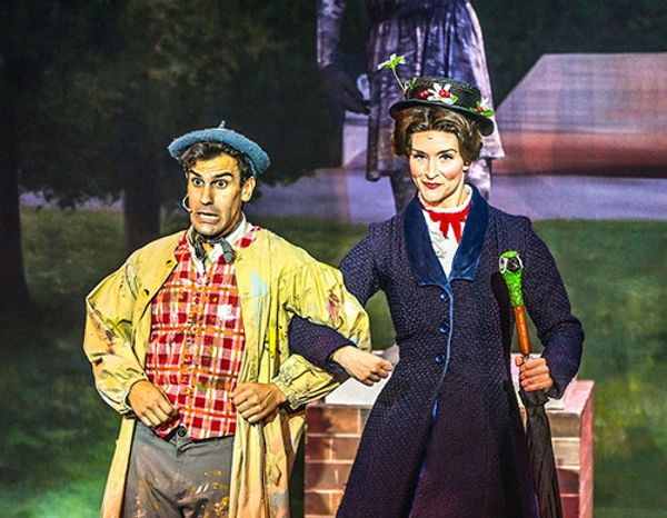 (Left to right), Adam Biner, Melissa Whitworth in Slow Burn Theater Company?s MARY POPPINS 12
