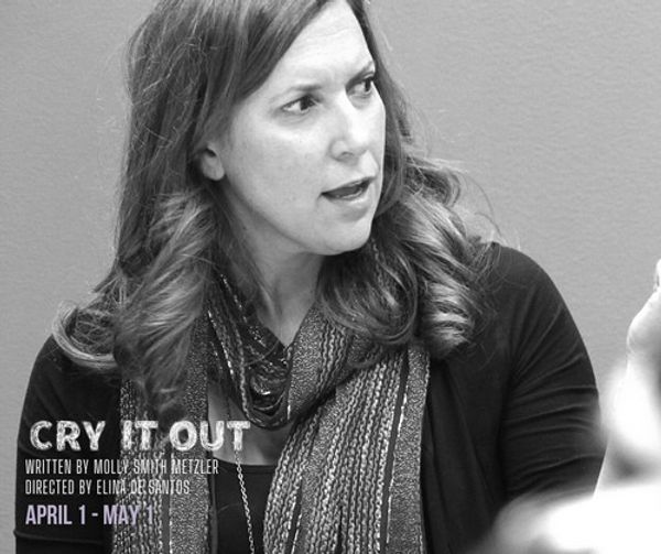 Director Elina de Santos giving a presentation at the Design Preview Party for 