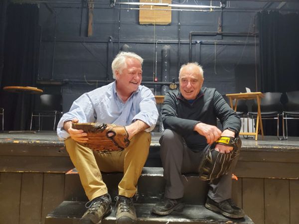 J.T. Turner as Rob and Donny Osman as Bill in Rob Mermin''s Act 39 (June 2023 rehearsal photo, courtesy of production.) 1