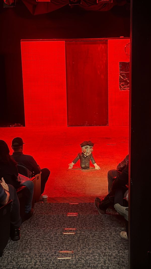 Jesse Townes (Dr. Gordon), Alyssa Corella (Amanda/Jigsaw), Jack Cathcart (Adam) 4