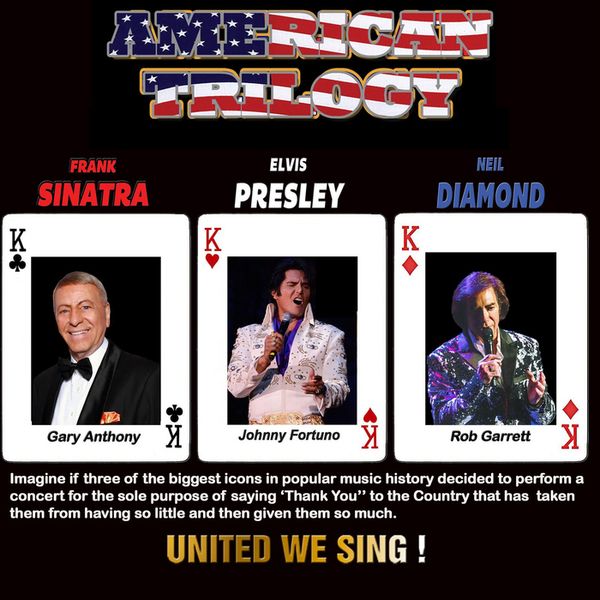 When does ''Three Kings'' equal a Full House ? Answer: Only in Vegas when American Trilogy returns for two shows (4:00 p.m. and 7:30 p.m.) at the Aliante Hotel Casino on Saturday July 5th. Ticket inf 1