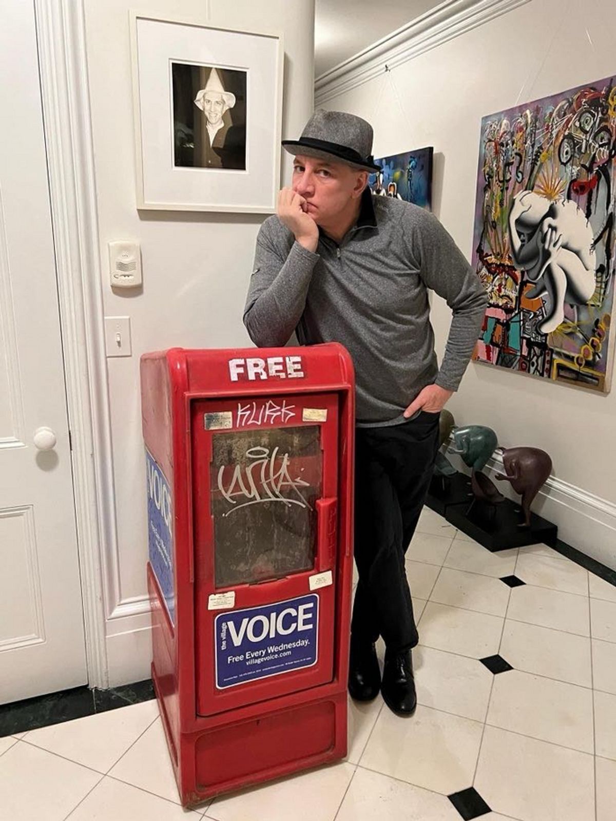 Poet Robert C. Ford @ Kostabi World (NYC) on Nov 8, 2022 Photo