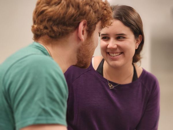 Actors: Jesse Kinstler (Griffin) and Matt (Hunter Wilson) Photo by David Hughes 2