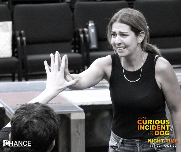 Behind the scenes at the Designer Run for The Curious Incident of the Dog in the Night-Time at Chance Theater. 8