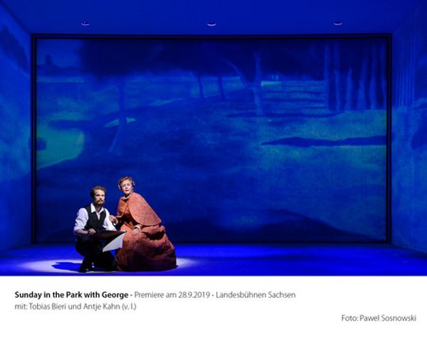 Press conference at the Landesbuehnen Sachsen, where first excerpts of SUNDAY IN THE PARK WITH GEORGE were presented 5
