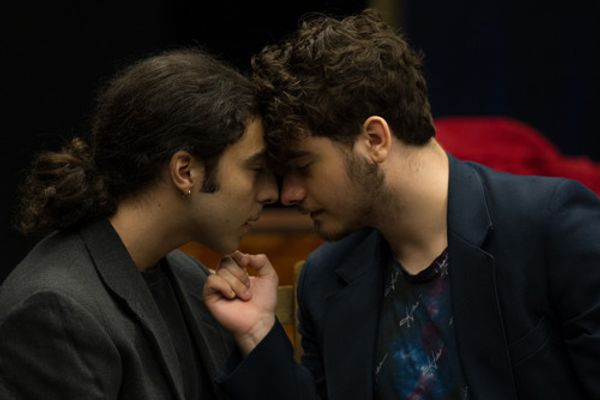 Andrew Chavez and Mikol McManners in SHAKESPEARE’S R&J at BC Theatre in Lake Jackson, Texas. brazosport.edu/onstage 3